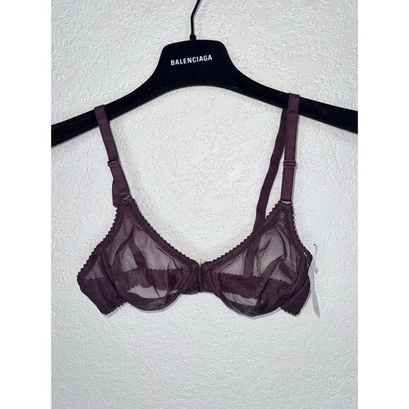 Dolce & Gabbana Intimo NEW Bra Mesh Made In Italy Size 32 B New Old Stock X - Picture 1 of 7